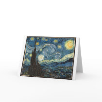Starry Night by Vincent Van Gogh Card