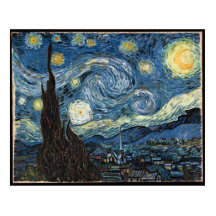 Starry Night by Vincent Van Gogh Cut Out
