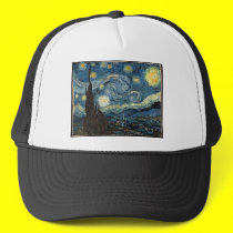 Starry Night by Vincent Van Gogh hats by rahulbiswas Starry Night by Vincent Van Gogh hats