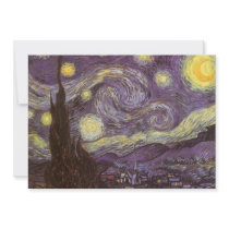 Starry Night by Vincent van Gogh Announcement