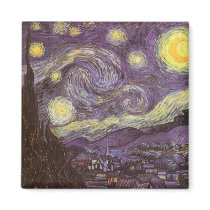 Starry Night by Vincent van Gogh Fridge Magnet