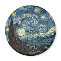 Starry Night by Vincent Van Gogh Fridge Magnets