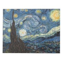 Starry Night by Vincent Van Gogh Memo Notepad