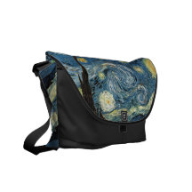 Starry Night by Vincent van Gogh Messenger Bag