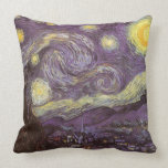Starry Night by Vincent van Gogh Pillow