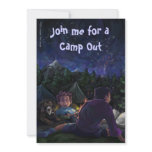 Starry Night Camp Out Invitation