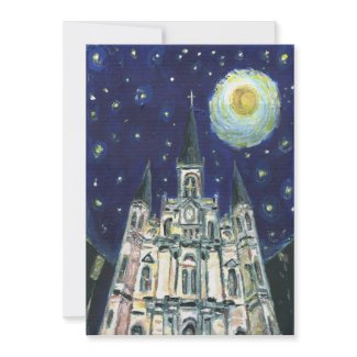 Starry Night Cathedral invitation