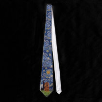 Starry Night - Cavalier (ruby) ties