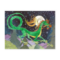 Starry Night Dragon Postcard