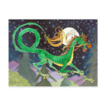 Starry Night Dragon Postcard