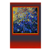 " STARRY NIGHT " floating__by: Robert Singletary posters