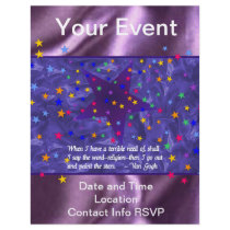 Starry Night Personalized Flyer