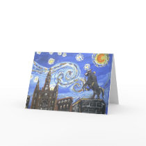 Starry Night French Quarter cards by figstreetstudio Starry Night French Quarter cards