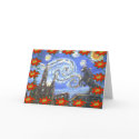 Starry Night French Quarter Christmas cards by figstreetstudio Starry Night French Quarter Christmas cards