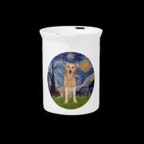 Starry Night - Golden Retriever (K) pitchers