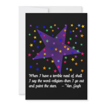 Starry Night Personalized Invites