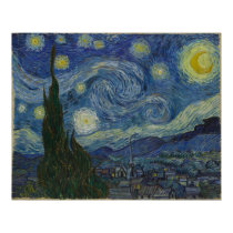 Starry Night Large Canvas Vincent Van Gogh posters by jerseyskimmilk Starry Night Large Canvas Vincent Van Gogh posters