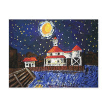 Starry Night Light House postcards