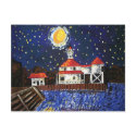 Starry Night Light House postcards