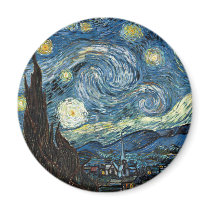 Starry Night Fridge Magnets