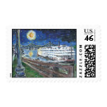 Starry Night Mississippi Queen Stamp