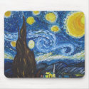 Starry Night Mousepad by Ginabean77 Starry Night Mousepad