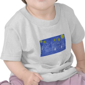 Starry Night Over New York...Who Is John Galt? Tee Shirt