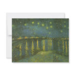 Starry Night Over Rhone by Vincent van Gogh Custom Announcements
