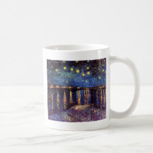 Starry night over the Rhone by Van Gogh Mugs