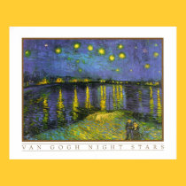 Starry Night Over the Rhone by Vincent Van Gogh posters