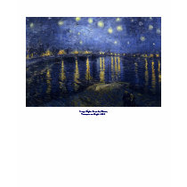 Starry Night Over the Rhone by Vincent van Gogh t-shirts by Ladiebug Starry Night Over the Rhone by Vincent van Gogh t-shirts