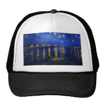 Starry Night Over The Rhone Hat