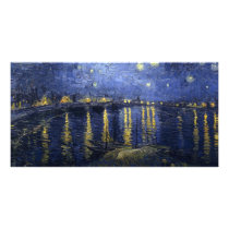 Starry Night Over the Rhone Photo Greeting Card