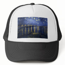Starry Night Over the Rhone - Van Gogh (1888) Trucker Hat