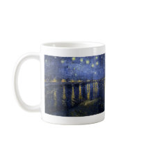 Starry Night Over the Rhone - Van Gogh (1888) Coffee Mugs