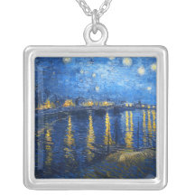 Starry Night Over the Rhone, Van Gogh Pendants
