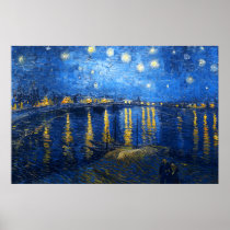 Starry Night Over the Rhone, Van Gogh Posters