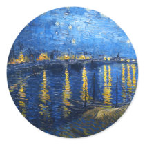 Starry Night Over the Rhone, Van Gogh Sticker