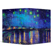 Starry Night over the Rhone, Vincent van Gogh binders