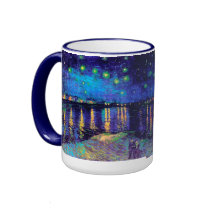 Starry Night over the Rhone, Vincent Van Gogh mugs