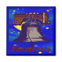 Starry Night Philadelphia Liberty Bell magnets