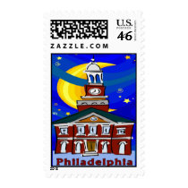 Starry Night Philadelphia postage