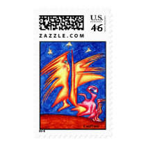 "Starry Night" Postage Stamp