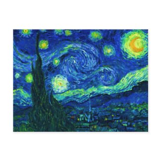 Starry Night Postcard postcard