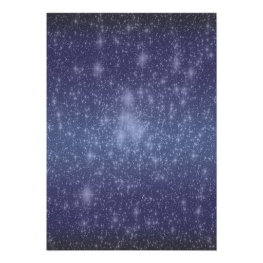 Starry Night Prom Invitations