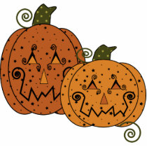 Starry Night Pumkins Ornament photo sculptures