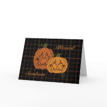 Starry Night Pumpkins Card by 13BlackCatsDesigns Starry Night Pumpkins Card
