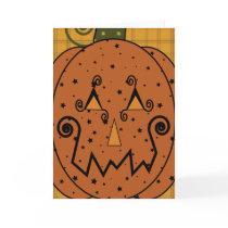 Starry Night Pumpkins Card by 13BlackCatsDesigns Starry Night Pumpkins Card
