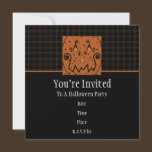 Starry Night Pumpkins Invitation invitations