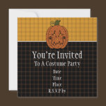 Starry Night Pumpkins Invitation invitations